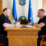 Міністр внутрішніх справ України Іван Вигівський зустрівся з Головою Верховної Ради України Русланом Стефанчуком