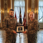 Вадим Гладков взяв участь у святкуванні 35-річчя латвійської Національної гвардії