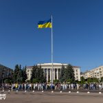 Військовослужбовці Національної гвардії України по всій країні відзначили День Державного Прапора України
