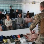 Нацгвардійці Івано-Франківська провели тренінг із домедичної підготовки для місцевих журналістів (ВІДЕО)